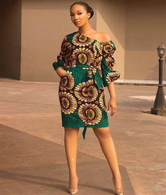 Ankara Shift Dress